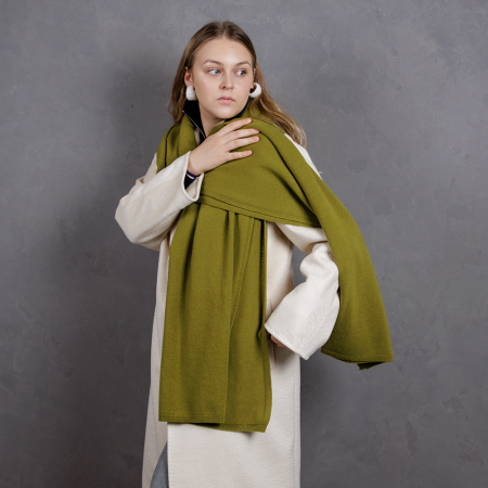 Кашемировый палантин by WoolDom, Лемонграсс