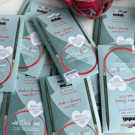 Спицы круговые с удлиненным кончиком Addi Christmas, 705-2