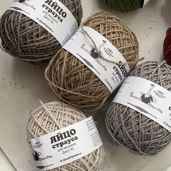 Джут Яйцо Страуса