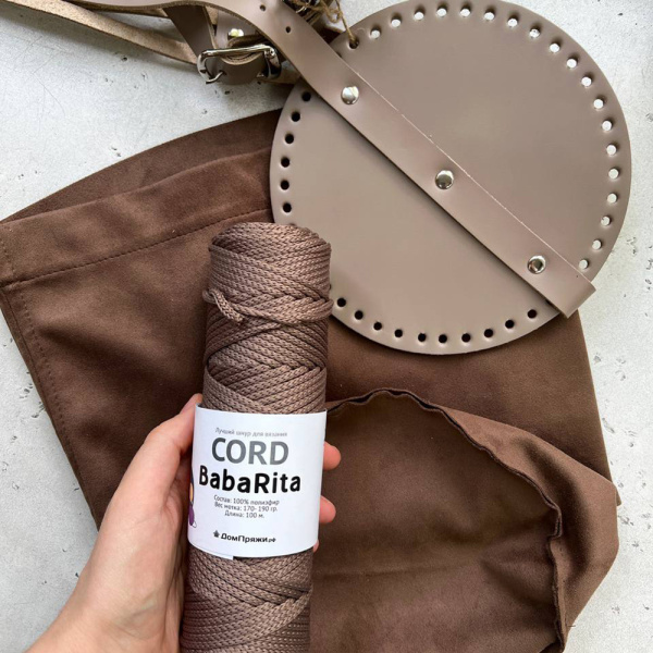 Подклад из замши на сумку ведро