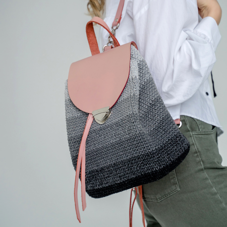 Набор для рюкзака из натуральной кожи