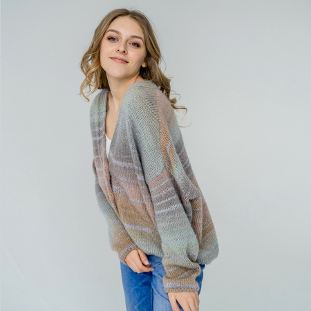 Описание вязания #Бомбер_года