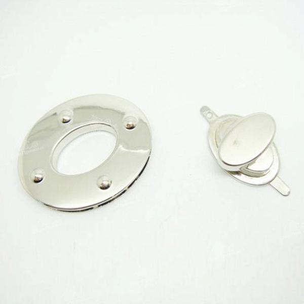 Замок для сумки Овал на 4х винтах