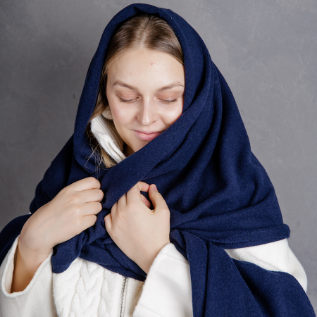 Кашемировый палантин by WoolDom, Ночной экспресс