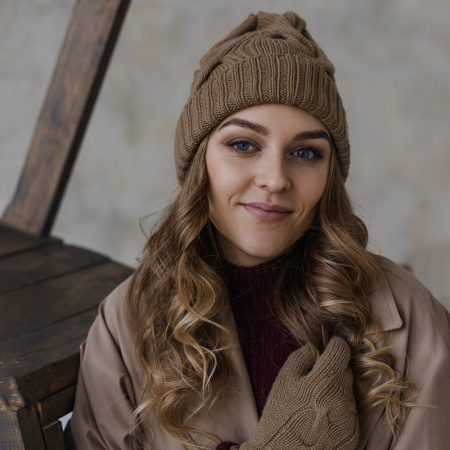 Описание вязания #Шапка_Loro_Piana