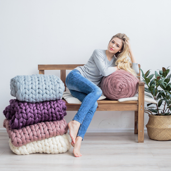 Пряжа для пледов