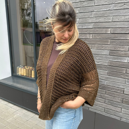 Описание вязания #Кардиган_Зараза