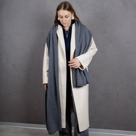 Кашемировый палантин by WoolDom, Галька