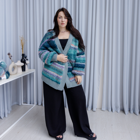 Описание вязание #Кардиган_Фанк