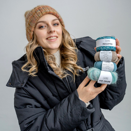 Описание вязания #Сверкающее_эскимо