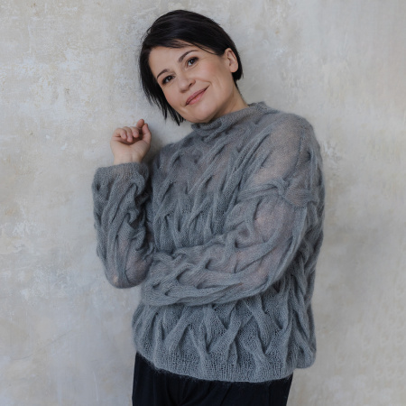 Описание вязания #Свитер_Шарлотка