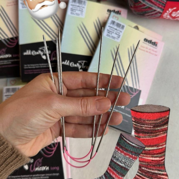 Спицы Addi CraSy Trio Unicorn Lace Long, 180-2