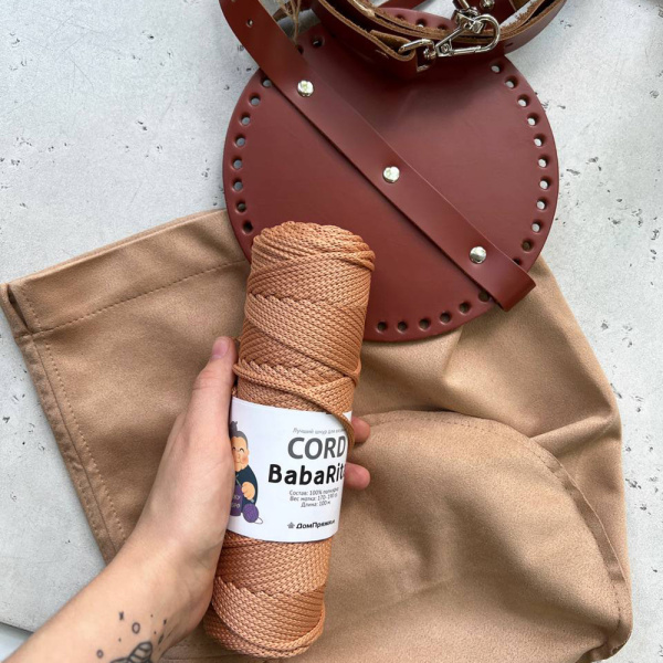 Набор на сумку ведро из натуральной кожи