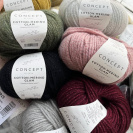 Пряжа Katia Cotton-Merino Glam