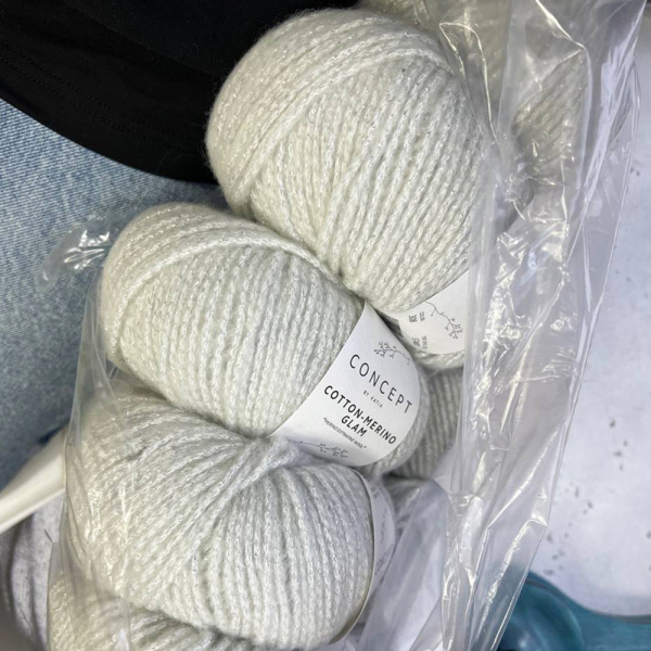 Пряжа Katia Cotton-Merino Glam