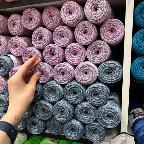 Пряжа полиэфирный шнур BabaRita Tweed