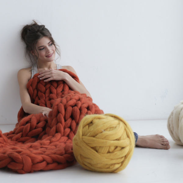 Пряжа для пледов