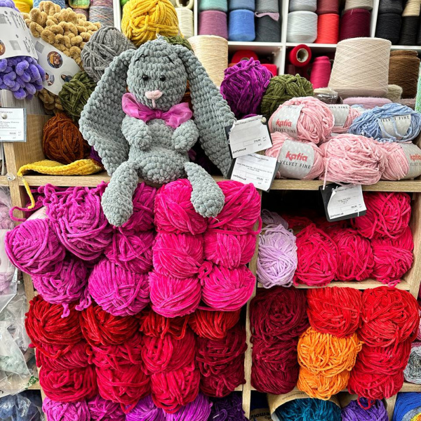 Пряжа Плюша толстая