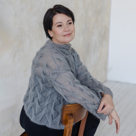 Описание вязания #Свитер_Шарлотка