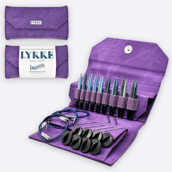 Набор спиц 9 пар 7 см LYKKE Indigo Violet