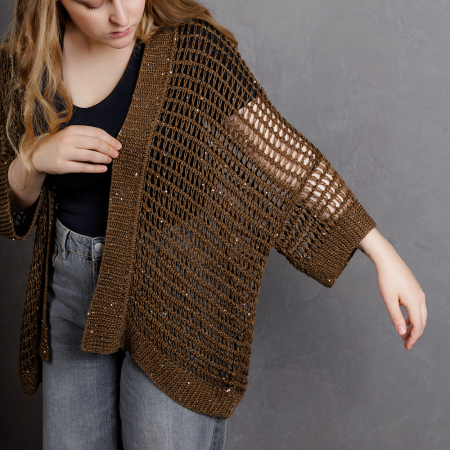 Описание вязания #Кардиган_Зараза