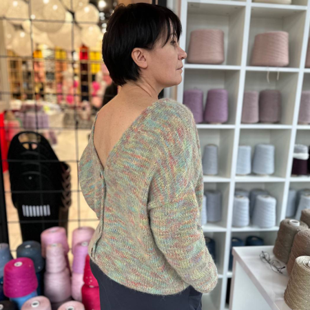 Описание вязания #Бомбер_года