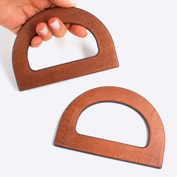 Ручки из дерева, Полукруг средний