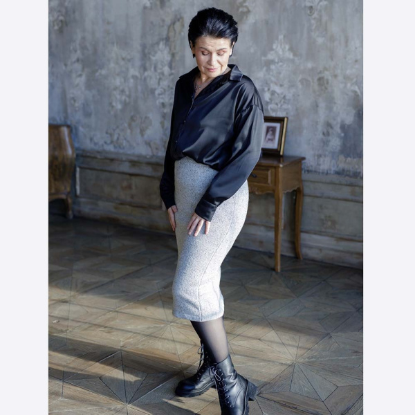 Описание вязания #Юбка_карандаш