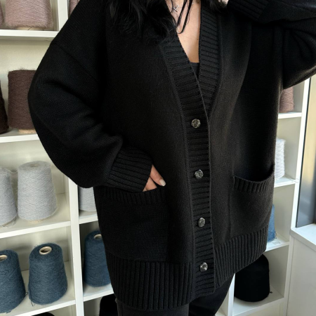 Описание вязания #Кардиган_Сверчок_в_кармане