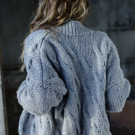 Описание вязания #Бомбер_Волнующий_волк