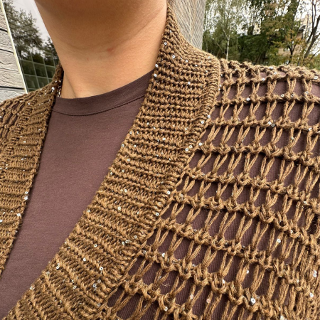 Описание вязания #Кардиган_Зараза