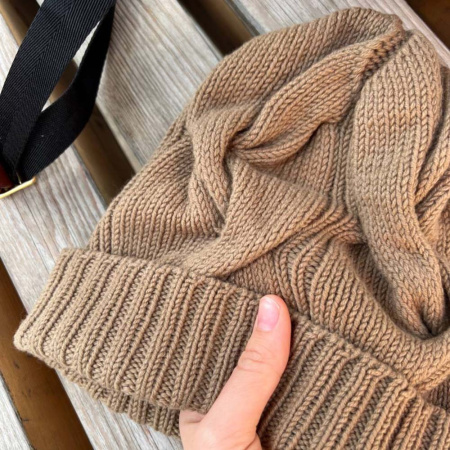 Описание вязания #Шапка_Loro_Piana