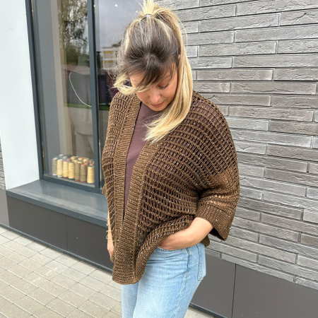 Описание вязания #Кардиган_Зараза