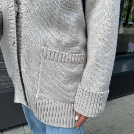 Описание вязания #Кардиган_Сверчок_в_кармане