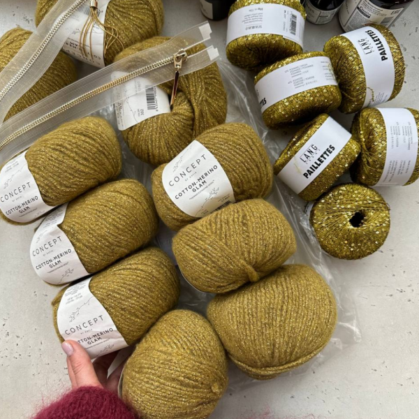 Пряжа Katia Cotton-Merino Glam