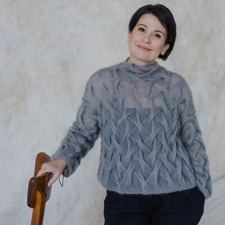 Описание вязания #Свитер_Шарлотка