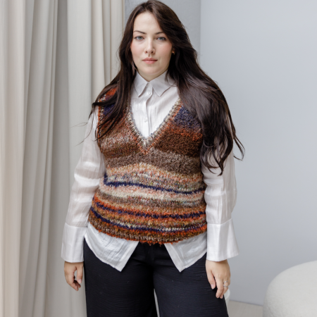 Описание вязания #Жилет_Каменда