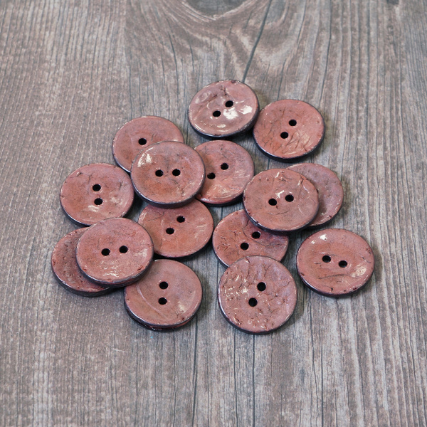 Пуговицы CONCEPT, размер 32, кокос, 20 мм