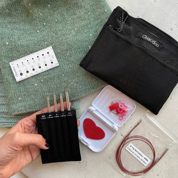 Набор спиц ChiaoGoo Twist Mini 7400-М, 10 см