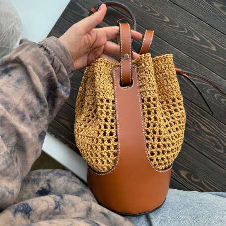 Описание вязания #Сумка_LOEWE