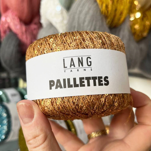 Пряжа Lang Paillettes пайетки