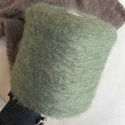 Бобина Lux Mohair (67% кидмохер, 25% шелк, 7% меринос), 370 м. (7812, Грасс)